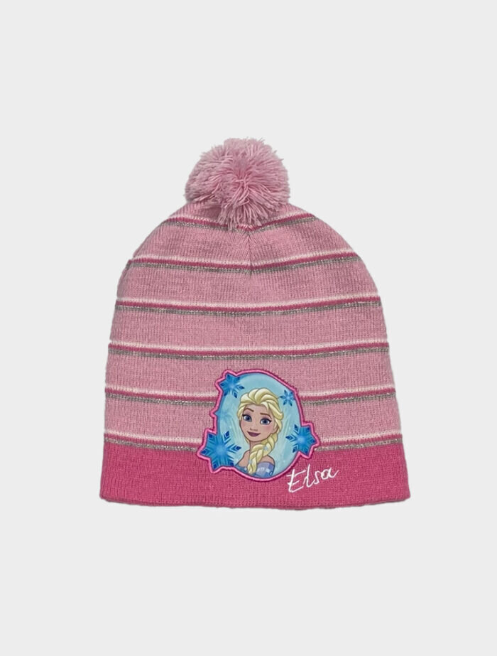 Cepure meitenēm Frozen, rozā цена и информация | Cepures, cimdi, šalles meitenēm | 220.lv
