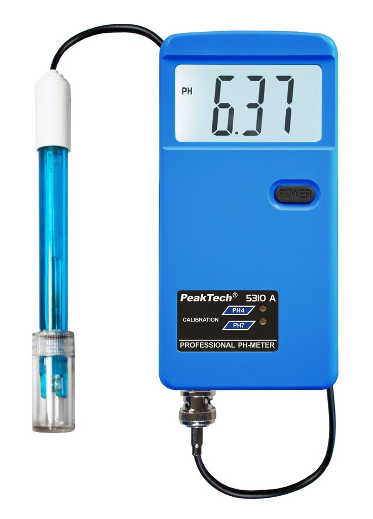 PH testeris ar ārējo zondi PeakTech® P 5310 цена и информация | Mitruma, temperatūras, pH, ORP mērītāji | 220.lv