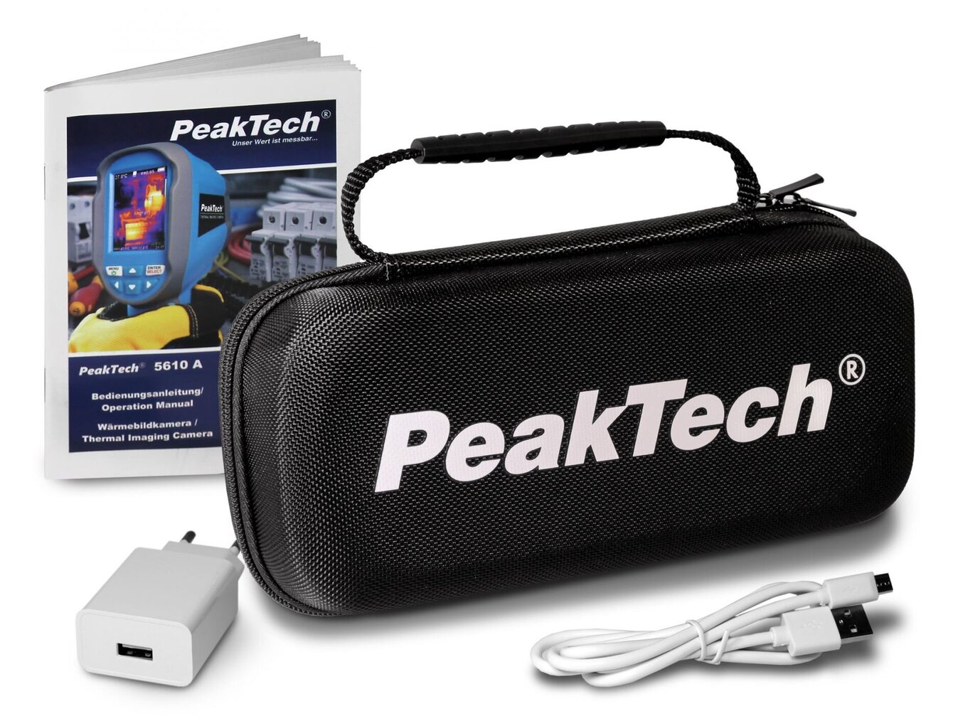 Termiskās attēlveidošanas kamera ar nomas ierakstu PeakTech® P 5610 A, USB cena un informācija | Termokameras | 220.lv