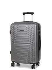 Vidēja ceļojuma koferis Airtex, 625/M, pelēkā krāsā цена и информация | Чемоданы, дорожные сумки | 220.lv