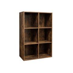 Книжный шкаф VASAGLE LBC203BX, темно-коричневый цена и информация | Полки | 220.lv