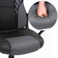 Mūsdienīgs spēļu krēsls SONGMICS OBG38BG, melni pelēks cena un informācija | Biroja krēsli | 220.lv