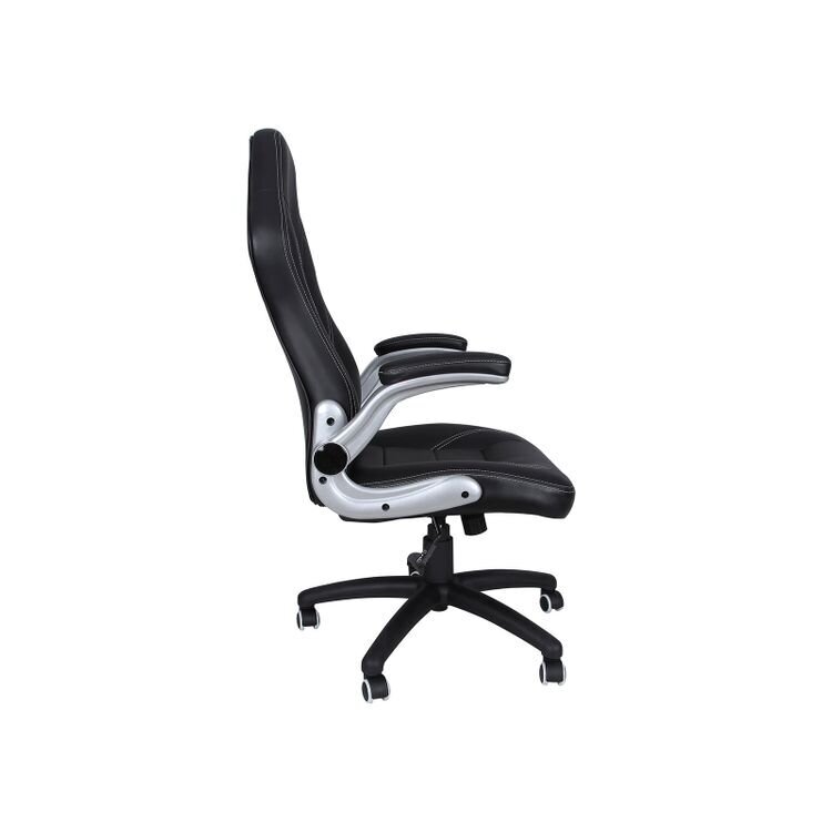 Biroja krēsls ar regulējamiem roku balstiem SONGMICS OBG28B cena un informācija | Biroja krēsli | 220.lv