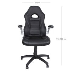 Офисный стул с регулируемыми подлокотниками SONGMICS OBG28B цена и информация | Офисные кресла | 220.lv