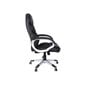 Melns mākslīgās ādas biroja krēsls SONGMICS OBG24B cena un informācija | Biroja krēsli | 220.lv