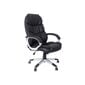 Melns mākslīgās ādas biroja krēsls SONGMICS OBG24B cena un informācija | Biroja krēsli | 220.lv