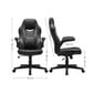 Biroja krēsls ar regulējamu augstumu atzveltni SONGMICS OBG064B03 cena un informācija | Biroja krēsli | 220.lv