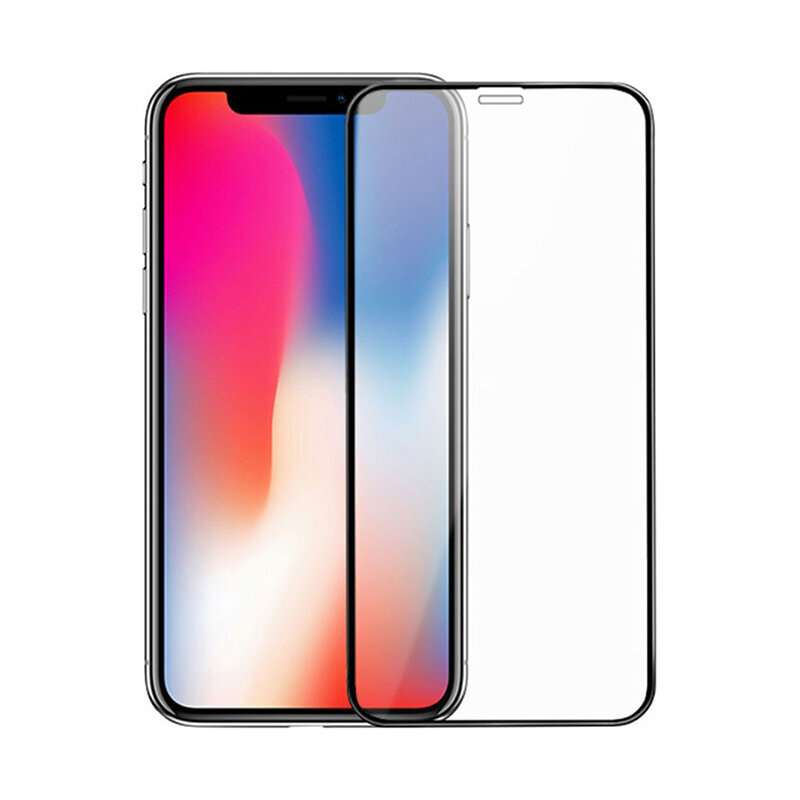 Aizsargstikls (10D) priekš iPhone Xs Max (6,5″) cena un informācija | Ekrāna aizsargstikli | 220.lv