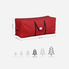 Ziemassvētku eglīšu uzglabāšanas soma SONGMICS sarkana cena un informācija | Ziemassvētku dekorācijas | 220.lv