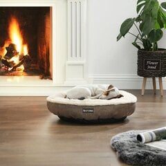 Лежак для собак Feandrea PGW55C, коричневый, 55 см цена и информация | Лежаки, домики | 220.lv