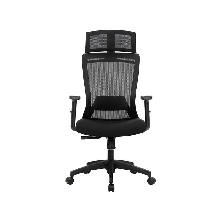 Biroja krēsls melns SONGMICS OBN057B02 cena un informācija | Biroja krēsli | 220.lv