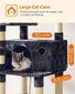 Kaķu skrāpējums post Feandrea PCT087G01, 164 cm, tumši pelēks cena un informācija | Kaķu mājas, nagu asināmie | 220.lv
