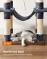 Kaķu skrāpējums post Feandrea PCT087G01, 164 cm, tumši pelēks cena un informācija | Kaķu mājas, nagu asināmie | 220.lv