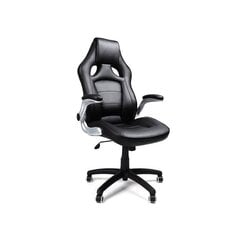 Melns mākslīgās ādas biroja krēsls SONGMICS OBG62B cena un informācija | Biroja krēsli | 220.lv