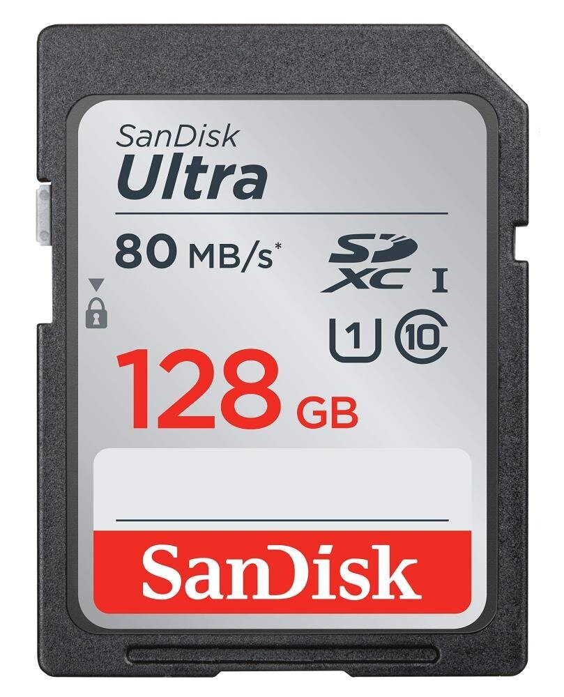 Atmiņas karte Sandisk Ultra SDXC 128GB cena un informācija | Atmiņas kartes mobilajiem telefoniem | 220.lv