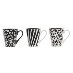 Кружка Mug DKD Home Decor Джунгли, 360 мл, 3 шт. цена и информация | Стаканы, фужеры, кувшины | 220.lv