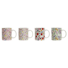 Кружка Mug DKD Home Decor Shabby Chic, 320 мл, 4 шт. цена и информация | Стаканы, фужеры, кувшины | 220.lv