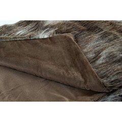 Одеяло DKD Home Decor волосы Коричневый (130 x 170 cm) цена и информация | Одеяла | 220.lv