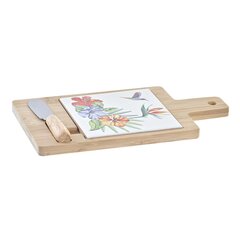 Siera dēlītis DKD Home Decor Daudzkrāsains Bambuss Keramika Tropiskais (21,5 x 11,8 x 1,5 cm) (3 Daudzums) цена и информация | Посуда, тарелки, обеденные сервизы | 220.lv