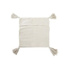 Чехол для подушки DKD Home Decor Бежевый бахрома Boho (2 штук) (45 x 3 x 45 cm) цена и информация | Декоративные подушки и наволочки | 220.lv