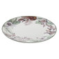 Lēzens šķīvis DKD Home Decor Цветы Porcelāns (27 x 27 x 2 cm) cena un informācija | Trauki, šķīvji, pusdienu servīzes | 220.lv