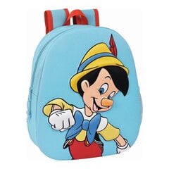 3D skolas soma Disney Pinocchio Sarkans Gaiši Zils цена и информация | Школьные рюкзаки, спортивные сумки | 220.lv