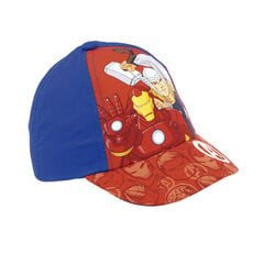 Детская кепка The Avengers Infinity 44-46 cм, красная / чёрная цена и информация | Шапки, перчатки, шарфы для мальчиков | 220.lv