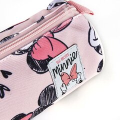 Цилиндрический школьный пенал Minnie Mouse, розовый  цена и информация | Канцелярия | 220.lv
