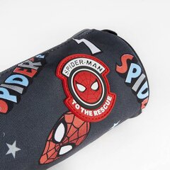 Cilindra skolas penālis Spiderman Melns (8 x 8 x 23 cm) cena un informācija | Kancelejas preces | 220.lv