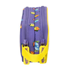 Двойной пенал SuperThings Guardians of Kazoom, фиолетовый / жёлтый (21 x 8 x 6 см) цена и информация | Канцелярия | 220.lv