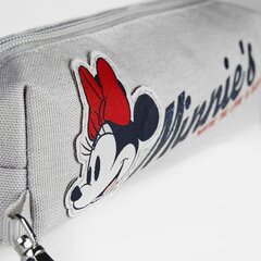 Школьный пенал Minnie Mouse Светло-серый (5 x 5 x 20 cm) цена и информация | Канцелярия | 220.lv