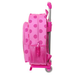 Школьный рюкзак с колесиками Lady Bug, фуксия, 26 x 34 x 11 см цена и информация | Школьные рюкзаки, спортивные сумки | 220.lv