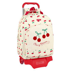 Школьный рюкзак с колесиками Safta Cherry, бежевый (32 x 42 x 15 см) цена и информация | Школьные рюкзаки, спортивные сумки | 220.lv