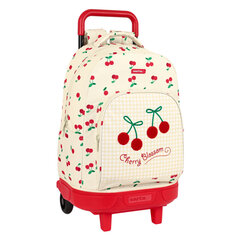 Школьный рюкзак с колесиками Safta Cherry, бежевый (33 x 45 x 22 см) цена и информация | Школьные рюкзаки, спортивные сумки | 220.lv
