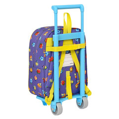 Школьный рюкзак с колесиками SuperThings Guardians of Kazoom, фиолетовый / жёлтый, 22 x 28 x 10 см цена и информация | Школьные рюкзаки, спортивные сумки | 220.lv