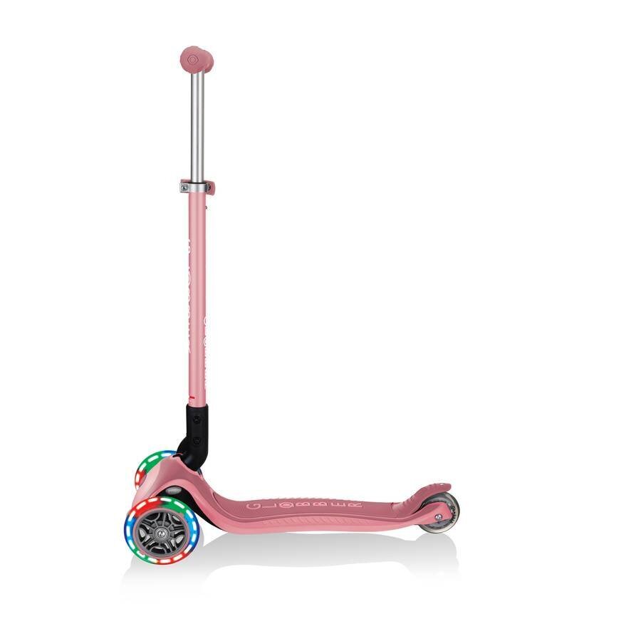 Skrejritenis Globber Primo Foldable Plus Lights / Pastel Pink cena un informācija | Skrejriteņi | 220.lv