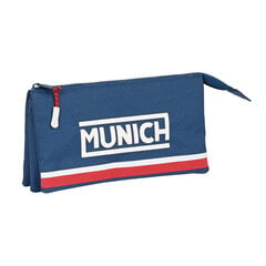 Trīsdaļīgs penālis Munich Soon Zils (22 x 12 x 3 cm) cena un informācija | Kancelejas preces | 220.lv
