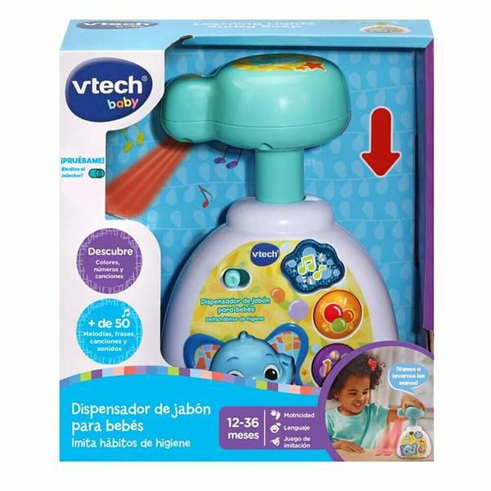 Ziepju dozators Vtech Learn hygiene habits (ES) цена и информация | Rotaļlietas zīdaiņiem | 220.lv