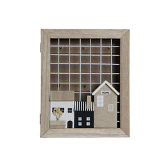 Шкаф для ключей DKD Home Decor, металл, коричневый MDF (21 x 7 x 26 см) цена и информация | Шкафчики в гостиную | 220.lv