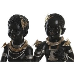 Dekoratīvās figūriņas DKD Home Decor Sveķi Koloniāls Āfrikas sieviete (20,5 x 18 x 35 cm) (2 gb.) cena un informācija | Interjera priekšmeti | 220.lv