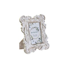 Foto rāmis DKD Home Decor Stikls Balts Mango koks Romantiski (20 x 1,5 x 25 cm) cena un informācija | Foto rāmji, foto albumi | 220.lv