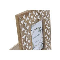 Foto rāmis DKD Home Decor Stikls Brūns Balts Mango koks Arābija (20,5 x 1,5 x 25,5 cm) cena un informācija | Foto rāmji, foto albumi | 220.lv