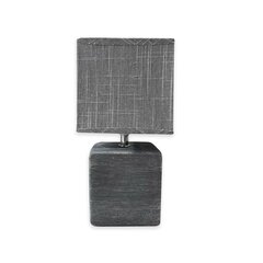 Galda lampa Versa Cubo Grey (ø 13 x 32 cm) cena un informācija | Galda lampas | 220.lv