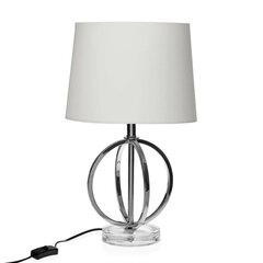 Galda lampa Versa Utah Chrome (28 x 47 cm) цена и информация | Настольные лампы | 220.lv