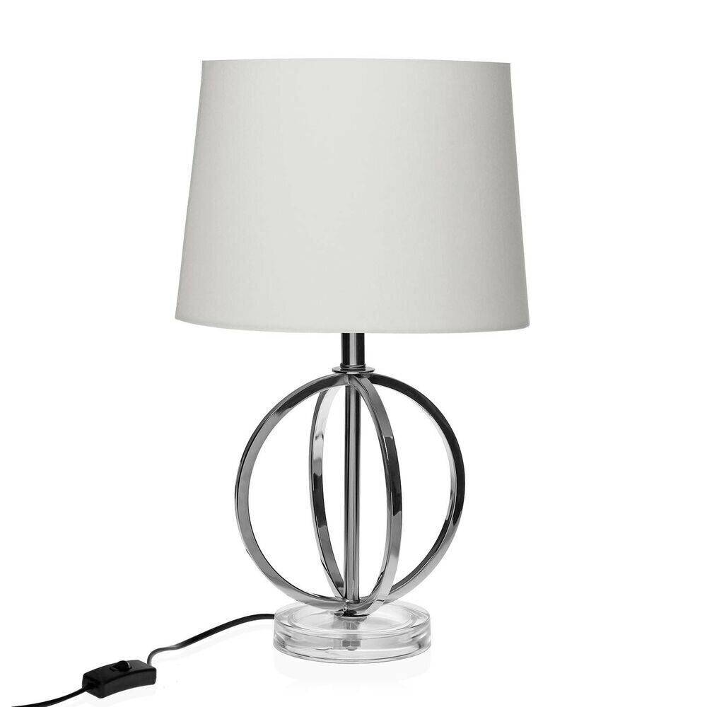 Galda lampa Versa Utah Chrome (28 x 47 cm) цена и информация | Galda lampas | 220.lv