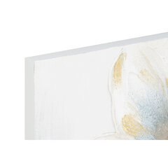 Glezna DKD Home Decor Ziedi (50 x 2,5 x 50 cm) (2 gb.) cena un informācija | Gleznas | 220.lv
