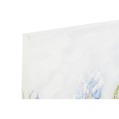 Glezna DKD Home Decor Ziedi Shabby Chic (2 gb.) (100 x 3 x 70 cm) cena un informācija | Gleznas | 220.lv