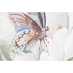 Glezna DKD Home Decor Ziedi Shabby Chic (2 gb.) (50 x 3 x 70 cm) cena un informācija | Gleznas | 220.lv