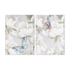 Картина DKD Home Decor, Цветы (2 шт.) (50 x 3 x 70 cm) цена и информация | Картины | 220.lv