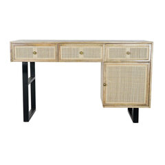 Письменный стол DKD Home Decor, натуральный (130 x 50 x 76 см) цена и информация | Компьютерные, письменные столы | 220.lv